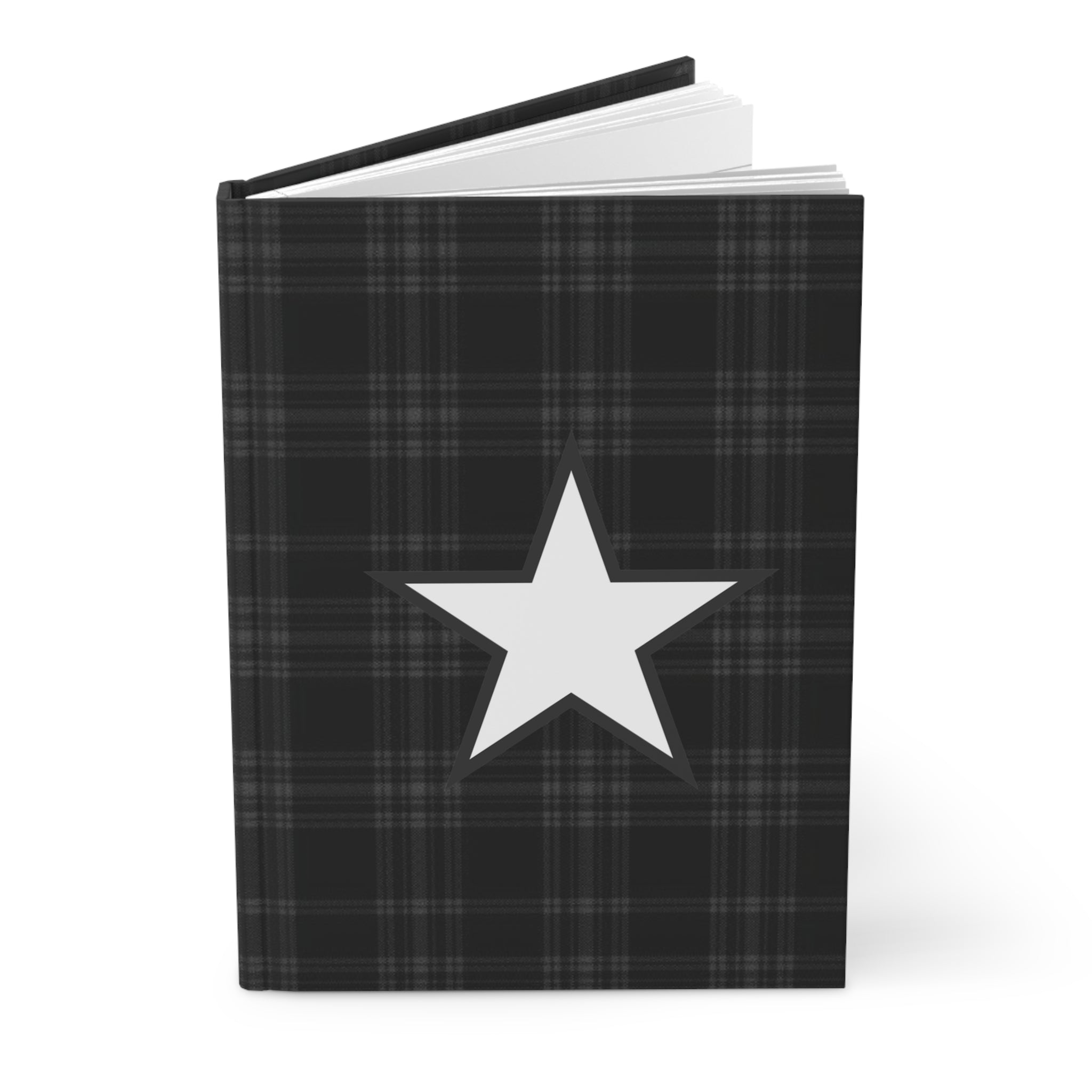 Plaid Star Hardcover Journal