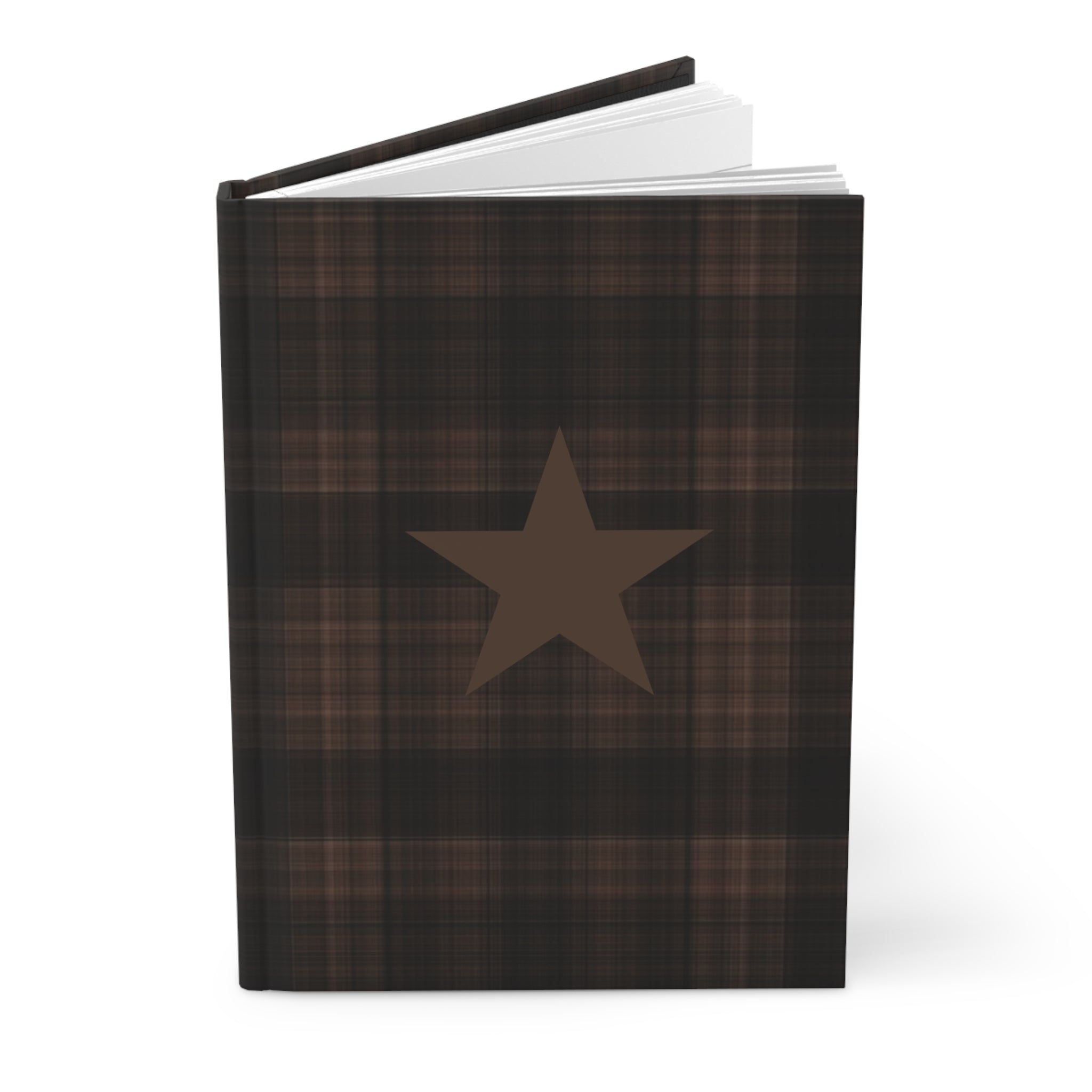 Plaid Star Hardcover Journal
